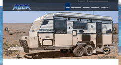 Desktop Screenshot of abbacaravans.com