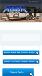 Mobile Screenshot of abbacaravans.com